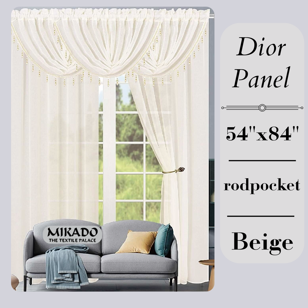 Dior Curtain and Valance