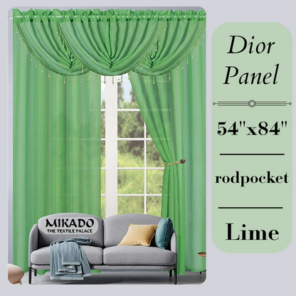 Dior Curtain and Valance