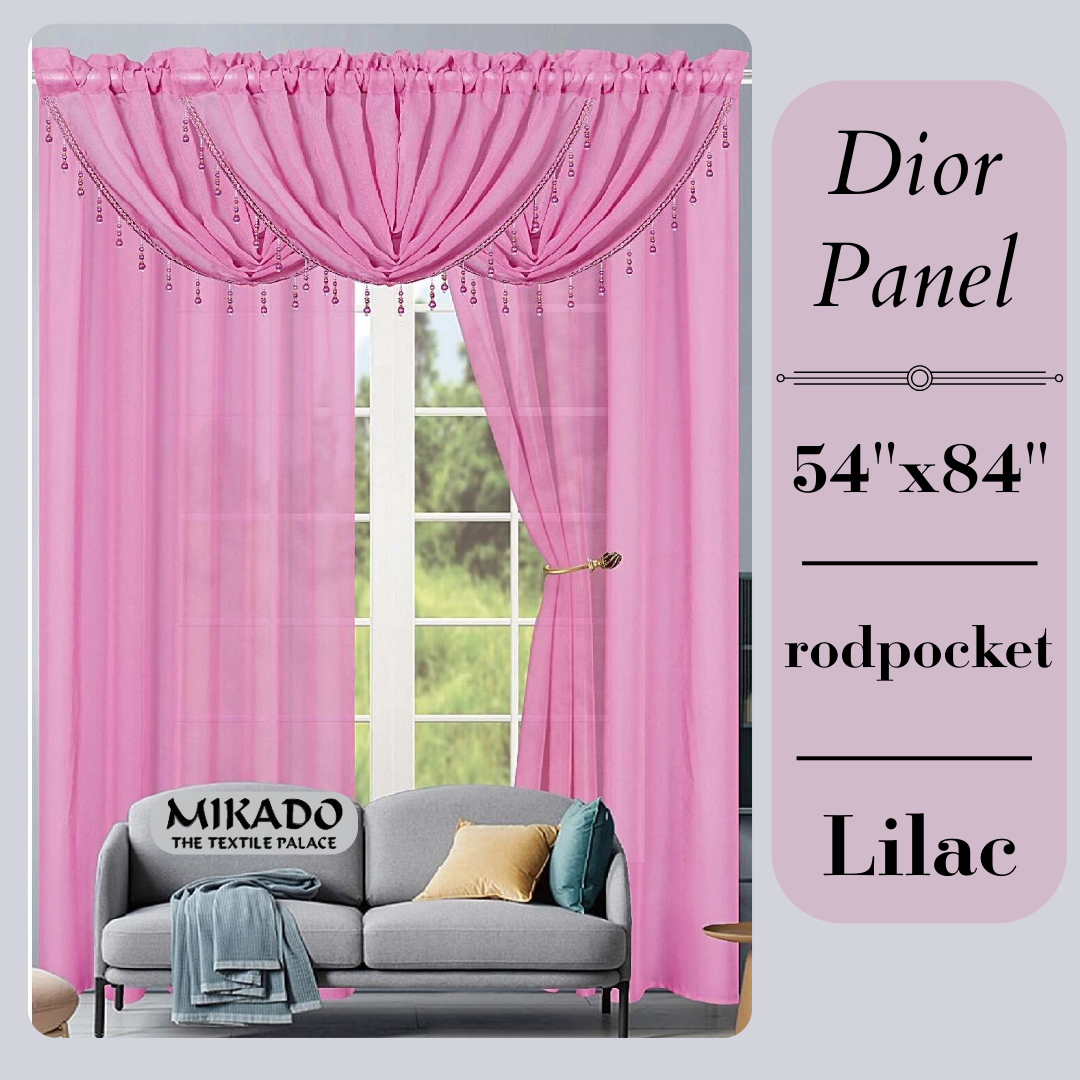 Dior Curtain and Valance