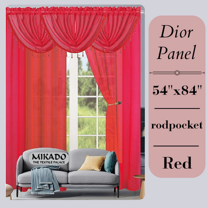 Dior Curtain and Valance