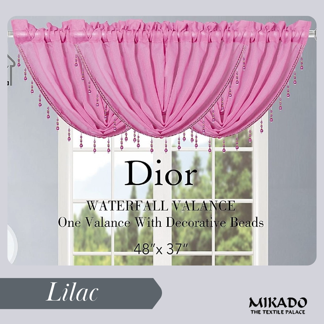 Dior Curtain and Valance