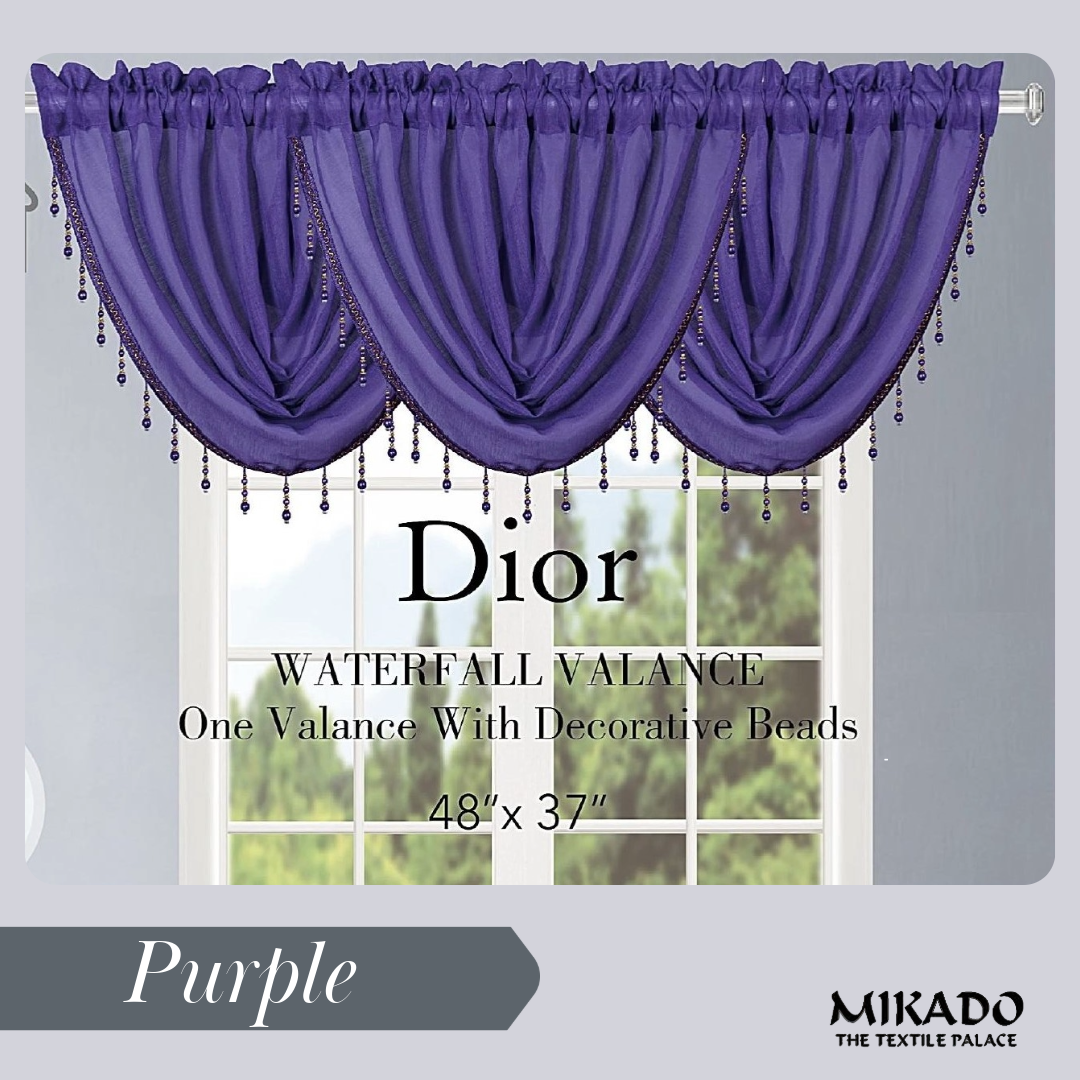 Dior Curtain and Valance