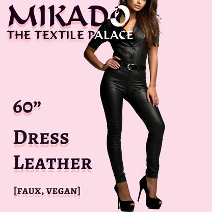 Vegan Dress Leather