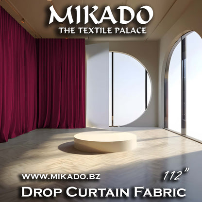 Drop Curtain Fabric 112"