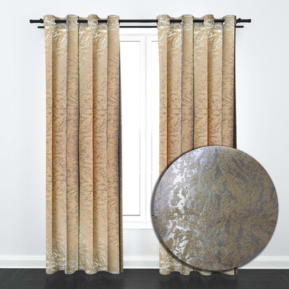 Emba Embossed Metallic Blackout Panel
