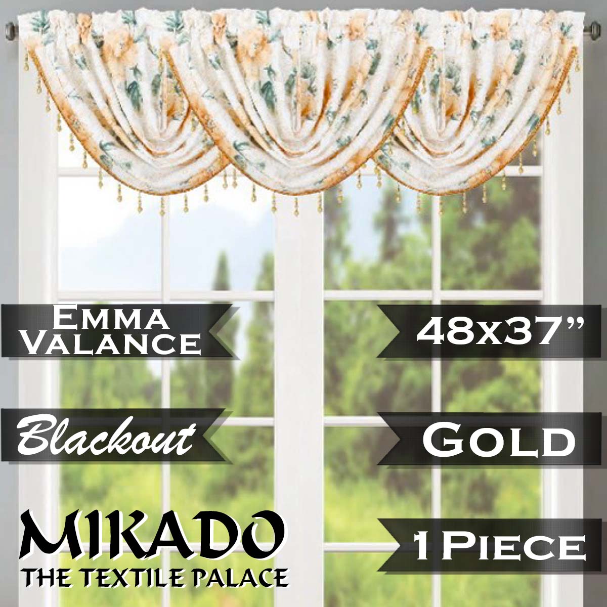 Emma Blackout Valance