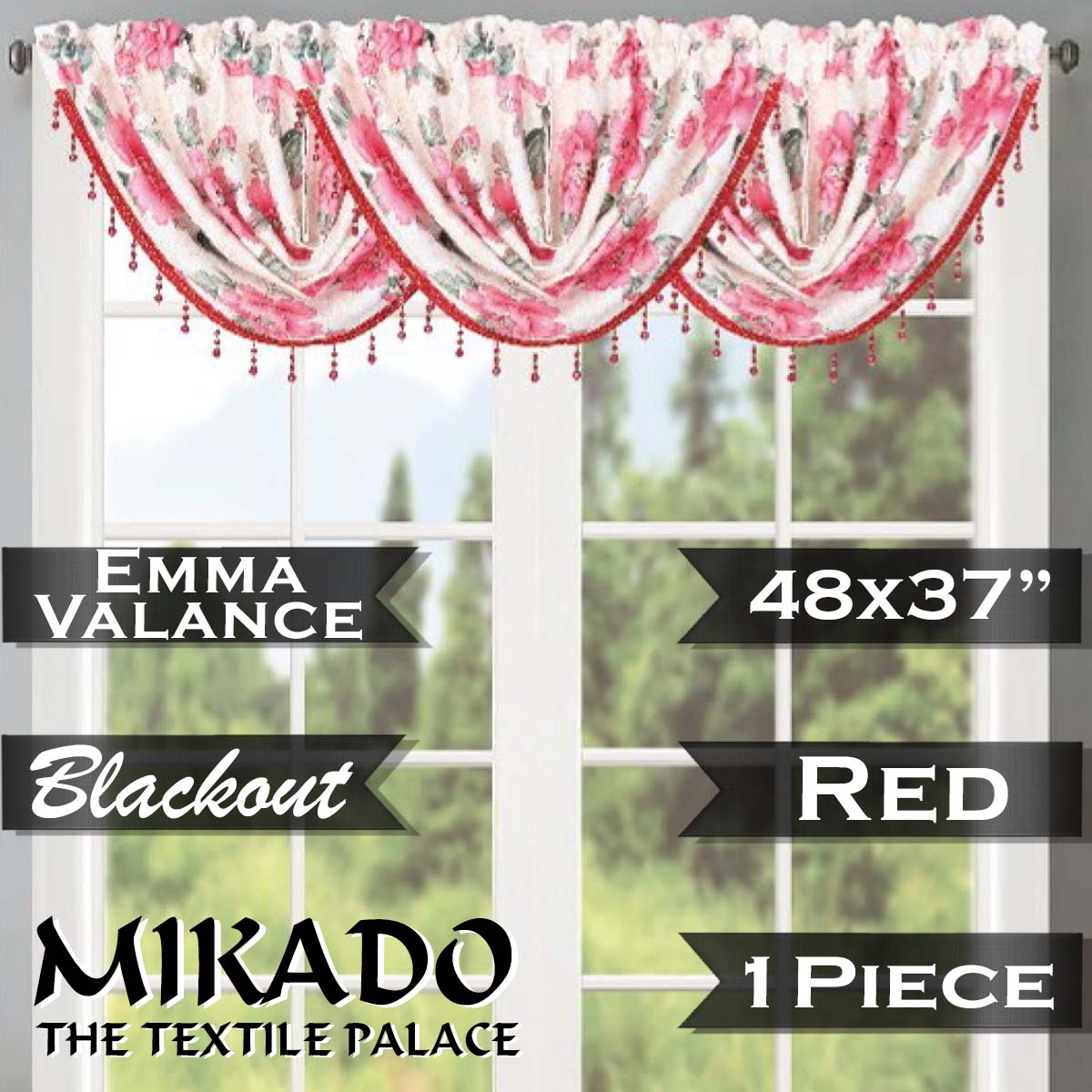 Emma Blackout Valance