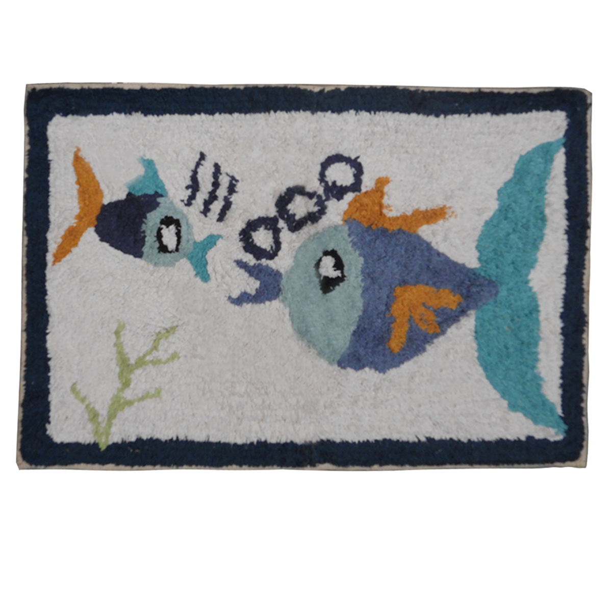 Cotton Floor Mat (Beach, Fish)