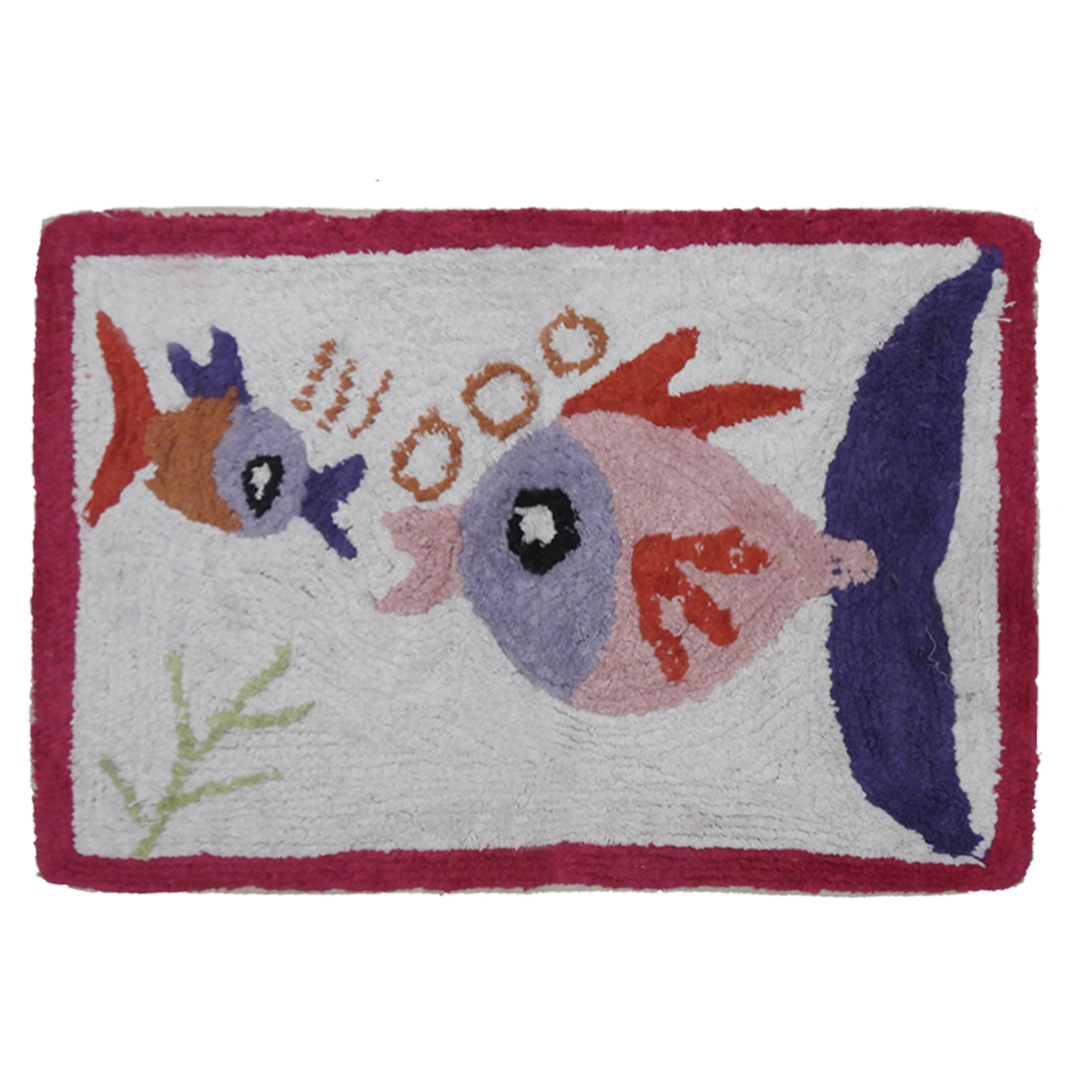 Cotton Floor Mat (Beach, Fish)