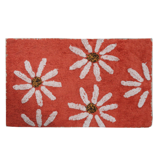 Cotton Floor Mat (Flowers)