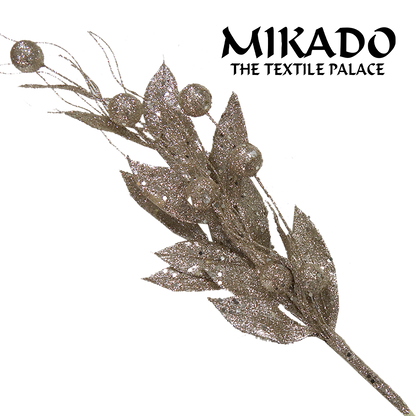 Glittered Berry Spray | Decorative | Floral Accent