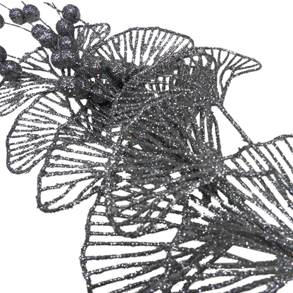 Glittered Ginko | Decorative