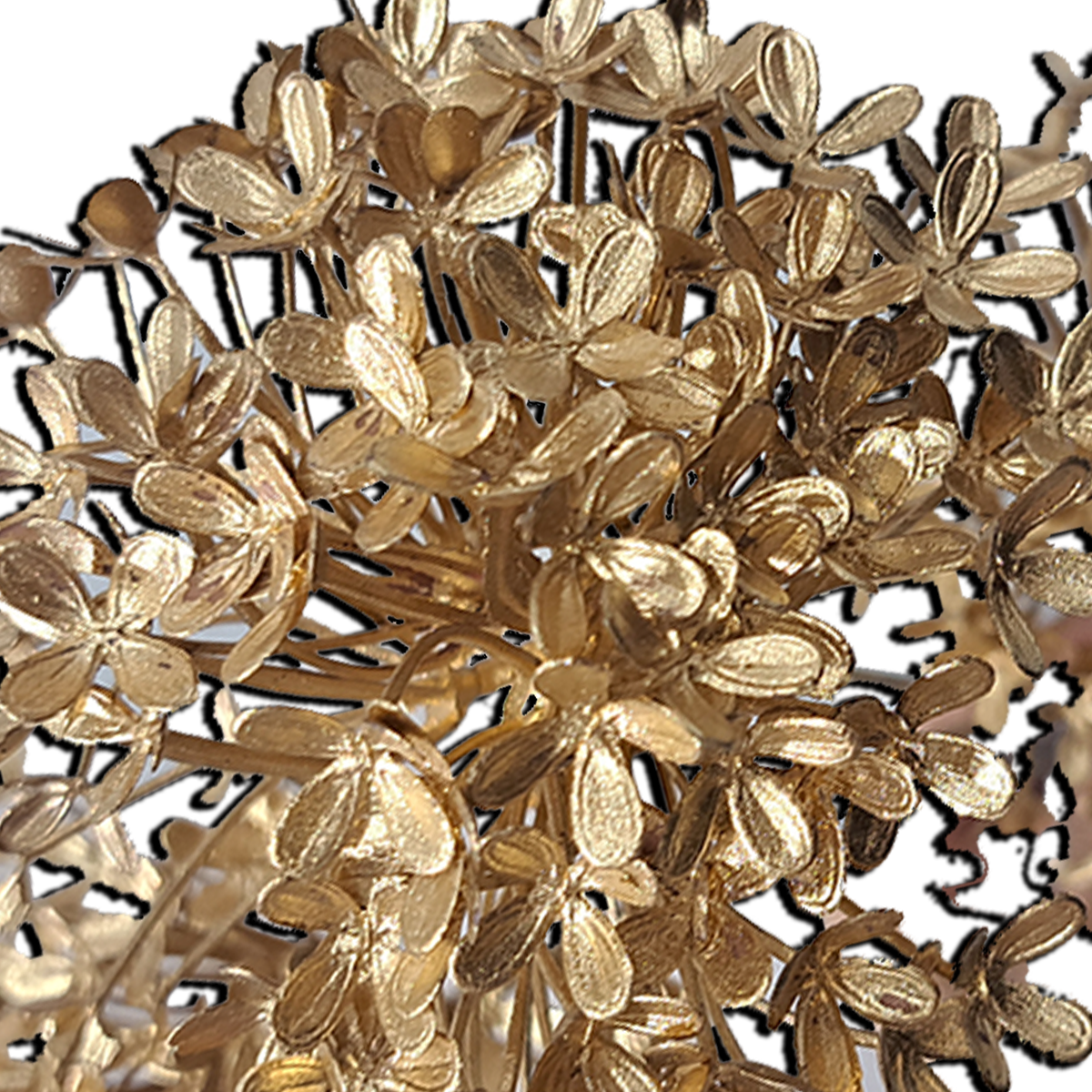 Gold Decorative Flowers