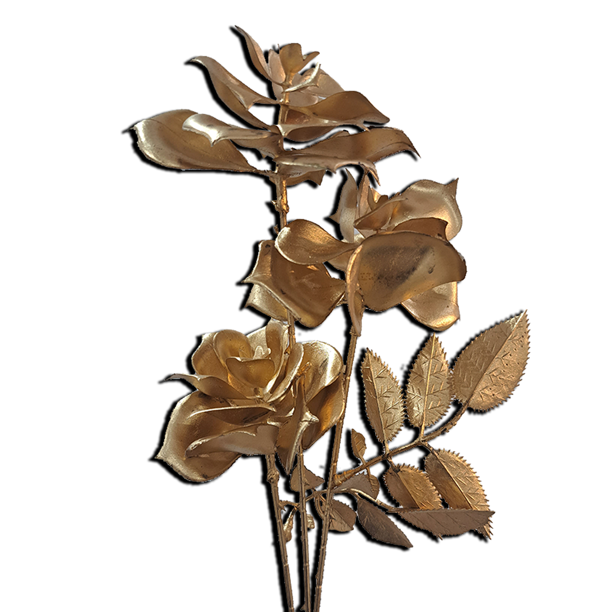 Gold Decorative Flowers