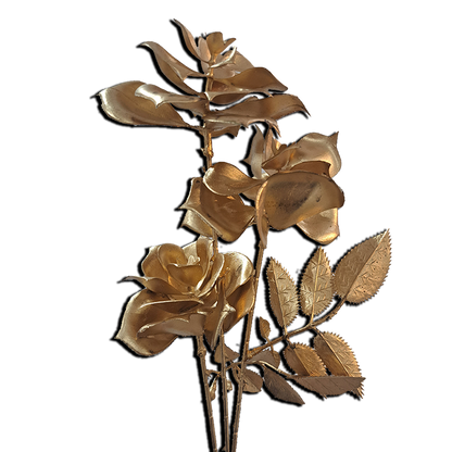 Gold Decorative Flowers