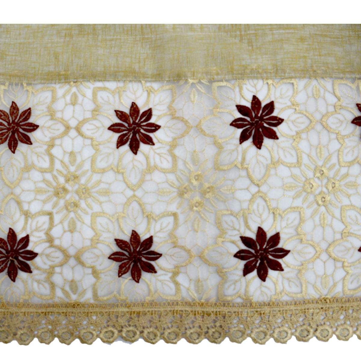 Guipure Lace Valance