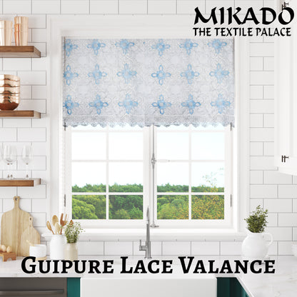 Guipure Lace Valance