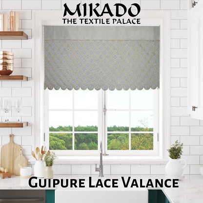 Guipure Lace Valance