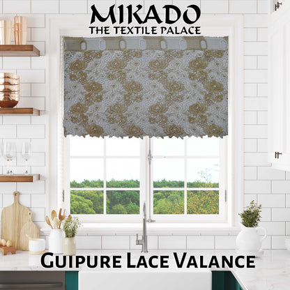 Guipure Lace Valance