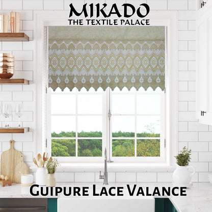 Guipure Lace Valance