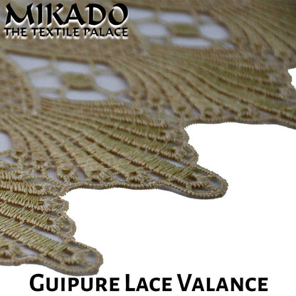 Guipure Lace Valance