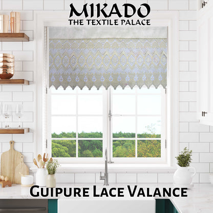 Guipure Lace Valance