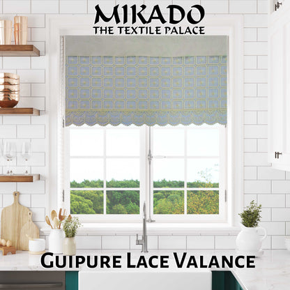 Guipure Lace Valance