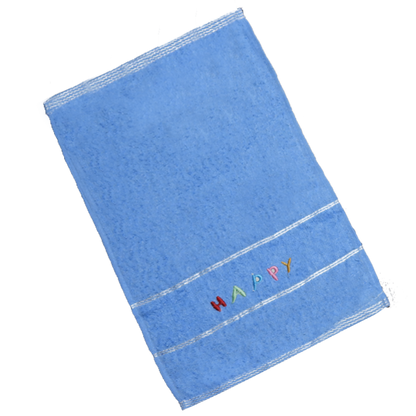 "Happy" Cotton Hand Towel