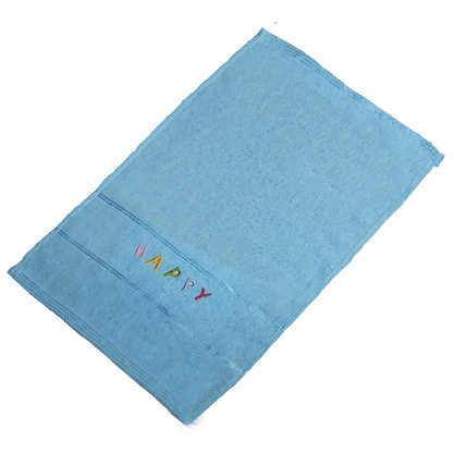 "Happy" Cotton Hand Towel