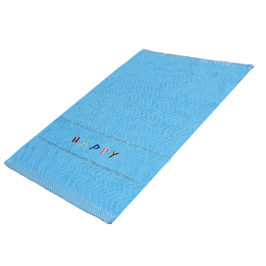 "Happy" Cotton Hand Towel