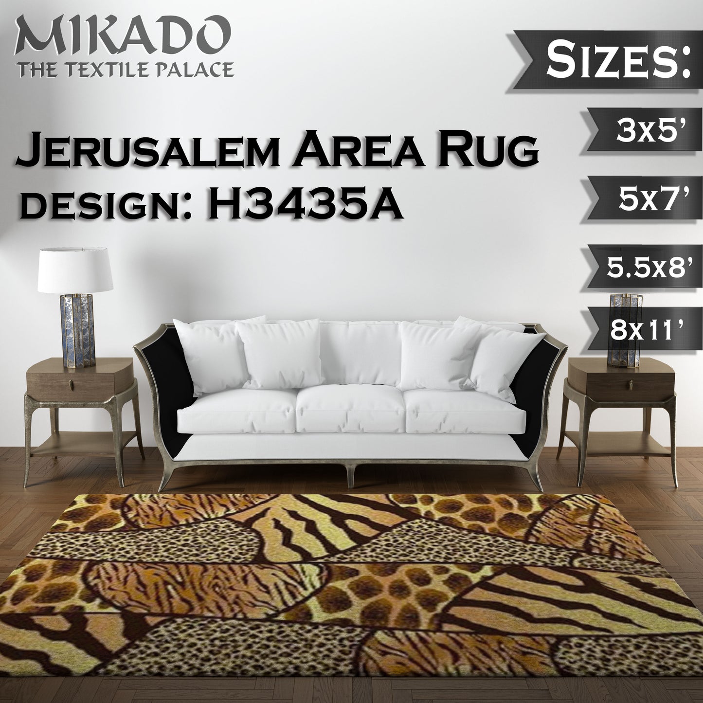 Jerusalem Rug 2024 Designs (Larger Sizes)