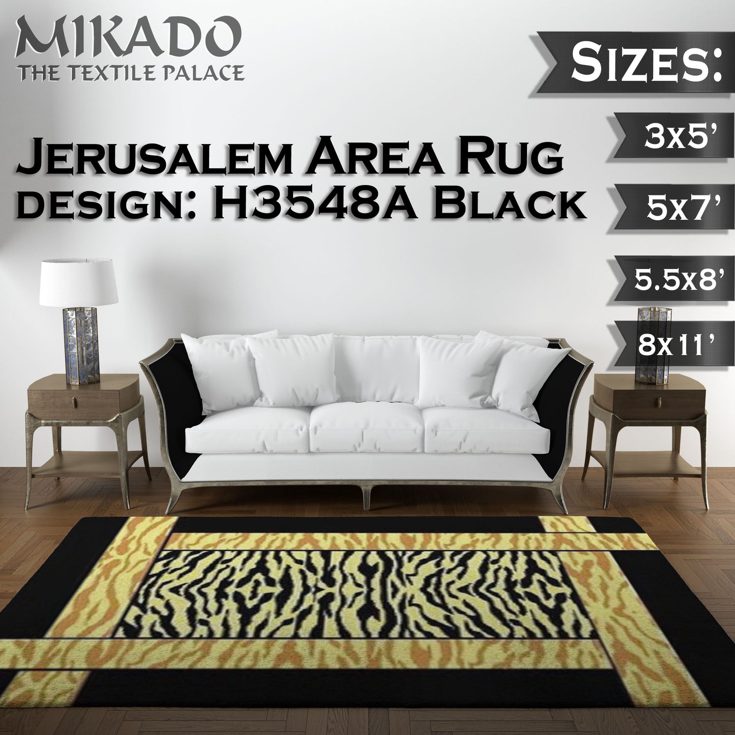 Jerusalem Rug 2024 Designs (Larger Sizes)