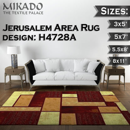 Jerusalem Rug 2024 Designs (Larger Sizes)