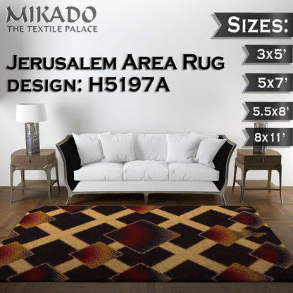 Jerusalem Rug 2024 Designs (Larger Sizes)