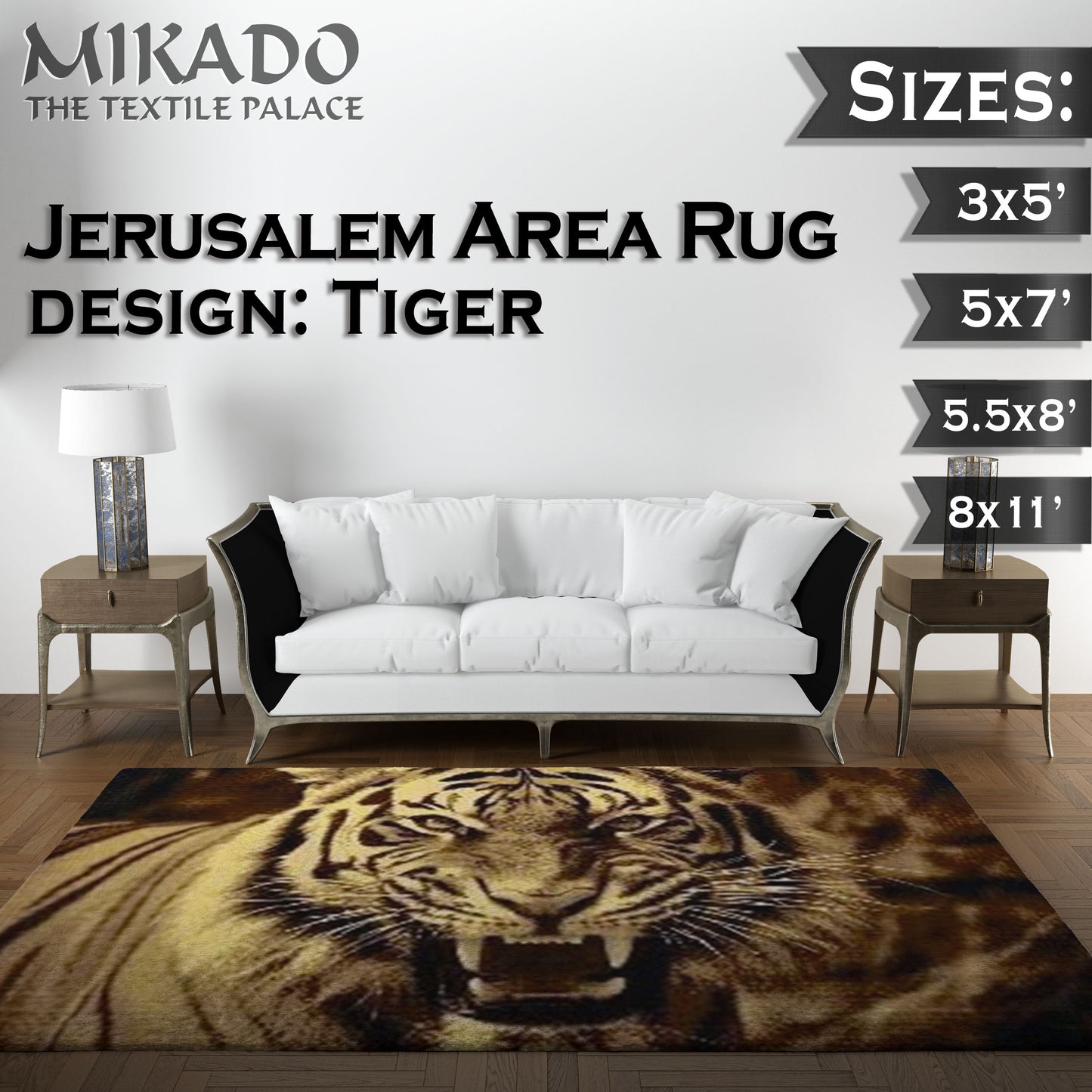 Jerusalem Rug 2024 Designs (Larger Sizes)