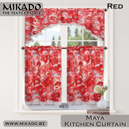 Maya Kitchen Curtain Set