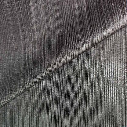 Silky Metallic Striped Carnival Fabric