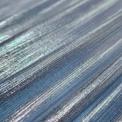 Silky Metallic Striped Carnival Fabric