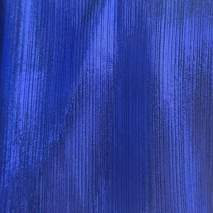 Silky Metallic Striped Carnival Fabric