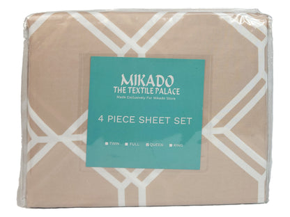 Mikado Bed Sheet Set (3 piece)