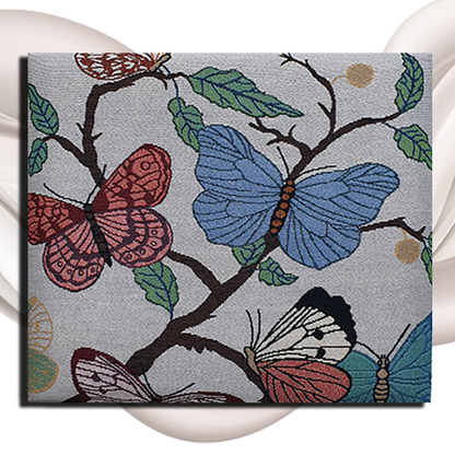 Foldable Ottoman Storage Box - Tapestry, Cube