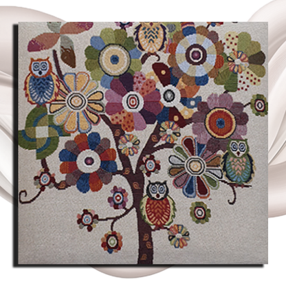 Foldable Ottoman Storage Box - Tapestry, Cube