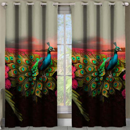 Peacock [Reversible or 2 Piece Set] Blackout Panel