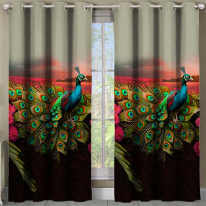 Peacock [Reversible or 2 Piece Set] Blackout Panel
