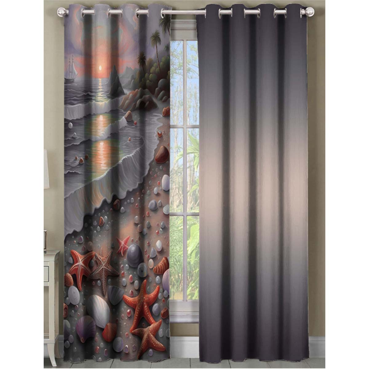 Beach [Reversible] Blackout Panel [P23]