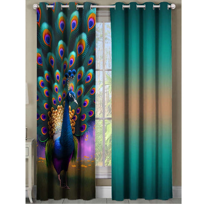 Peacock [Reversible or 2 Piece Set] Blackout Panel