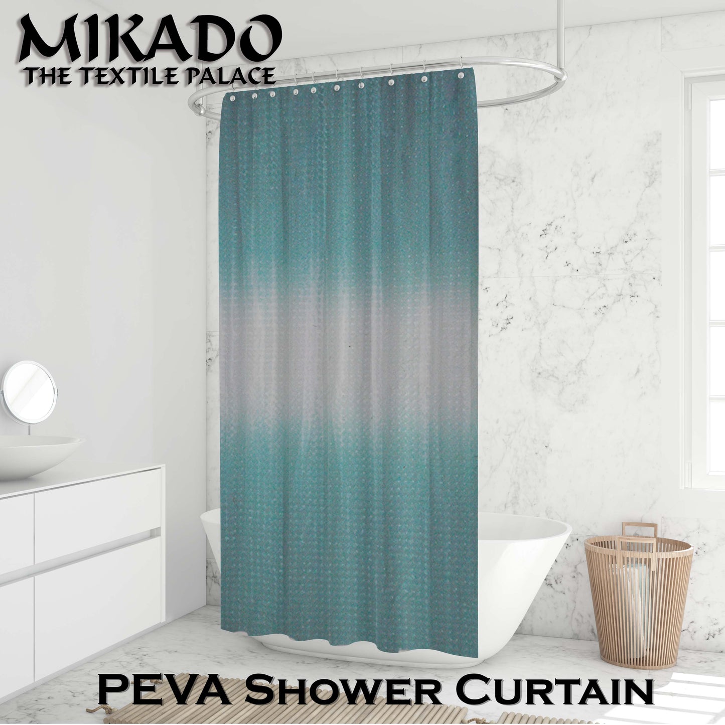 Shower Curtain Liner 4Seasons Two-Tone