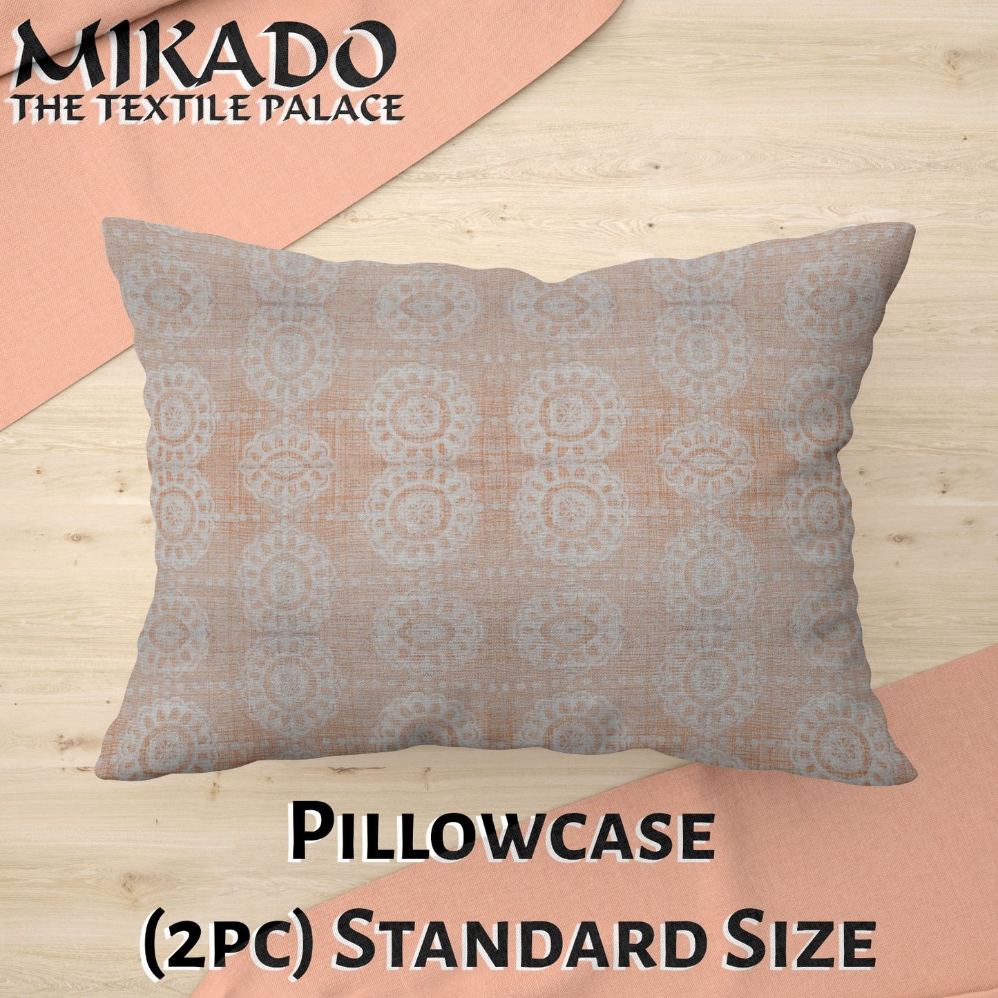 Pillowcase: 2 piece