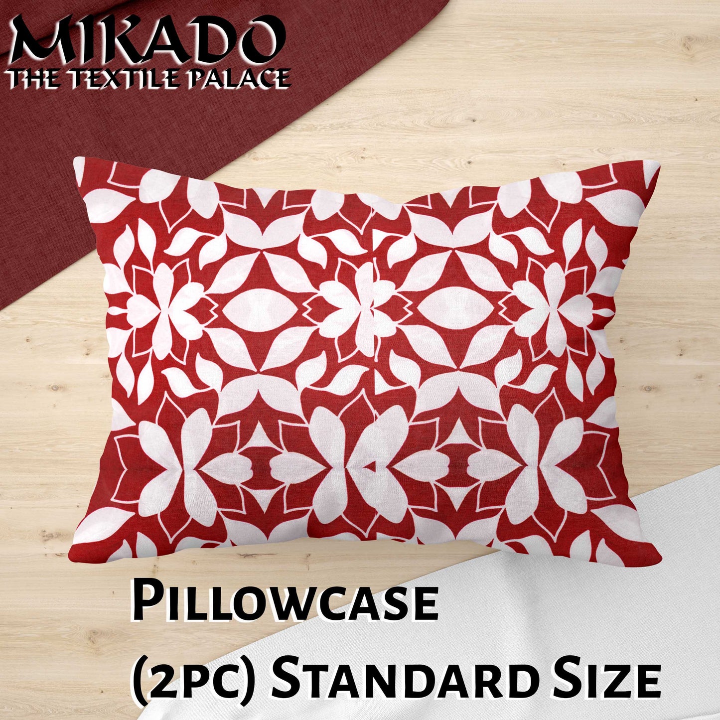 Pillowcase: 2 piece