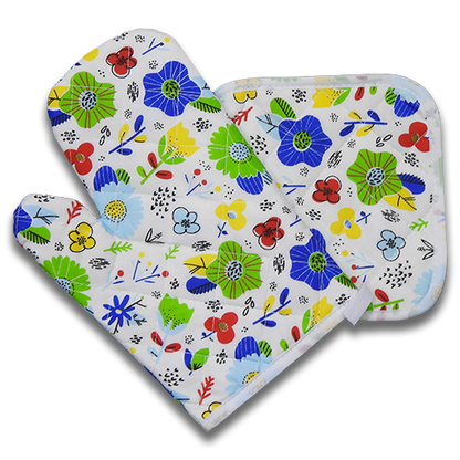 Pot Holder + Oven Mitt (New)